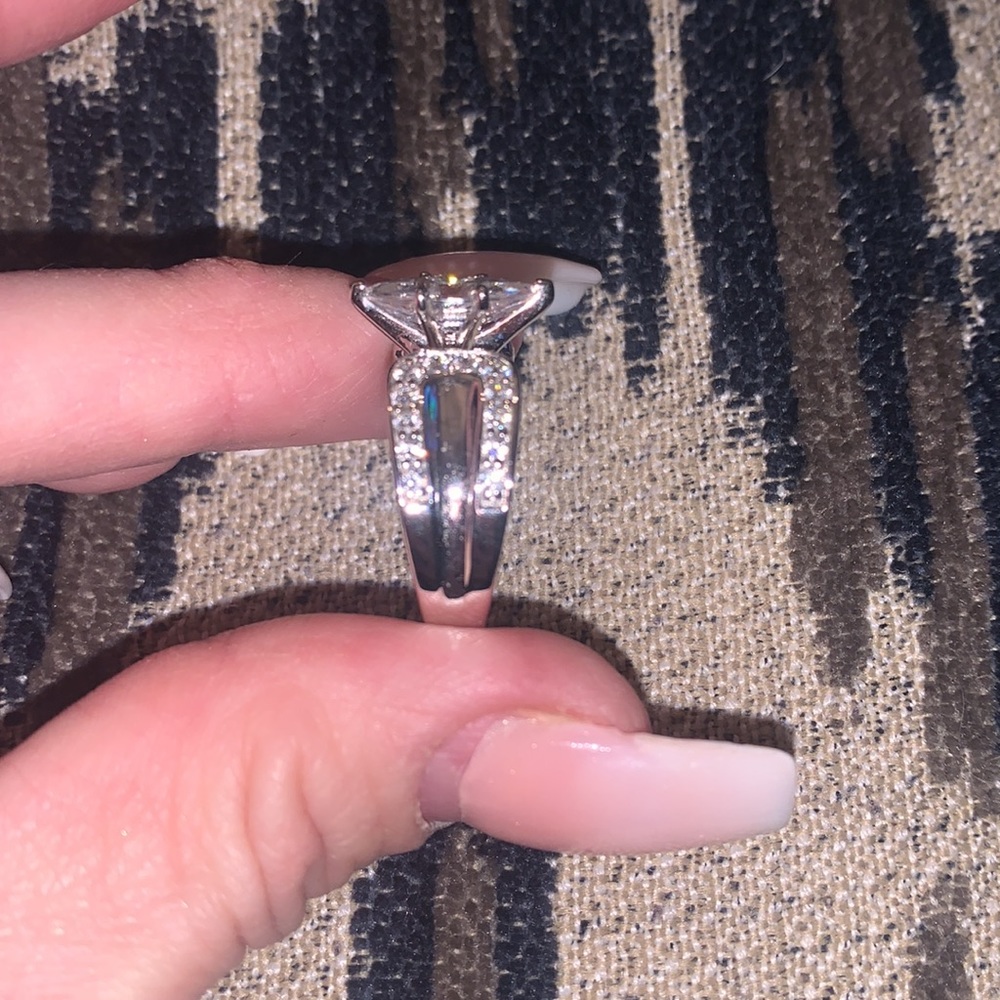 Diamonique Marquise Cut Ring - Picture 2 of 4